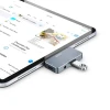 USB-хаб Tech-Protect V6-Hub Adapter 4in1 USB-A | USB-C PD 100W | HDMI 4K 30Hz | Mini Jack 3.5mm Grey (9490713931585)