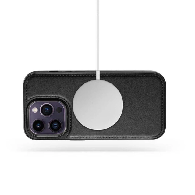 Чохол-книжка Tech-Protect Wallet для iPhone 15 Black with MagSafe (9319456603910)