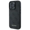 Чохол Guess 4G Metal Gold Logo для iPhone 16 Pro Black (GUHCP16LG4GFGR)