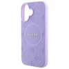 Чохол Guess Saffiano Peony Classic Logo для iPhone 16 Purple with MagSafe (GUHMP16SPSAPSMEU)