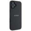 Чохол Guess Grained Gold Ring для iPhone 16 Plus Black with MagSafe (GUHMP16MPGHSMMK)