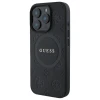 Чохол Guess Saffiano Peony Classic Logo для iPhone 16 Pro Black with MagSafe (GUHMP16LPSAPSMEK)