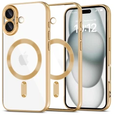 Чохол Tech-Protect MagFlex для iPhone 16 Shiny Gold with MagSafe (5906302311385)