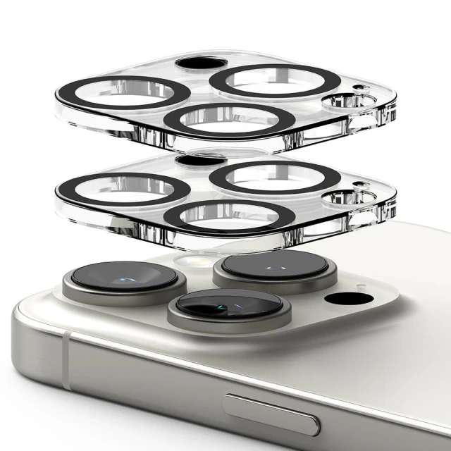 Захисне скло Ringke для камери iPhone 16 Pro | 16 Pro Max Camera Protector (2 pack) Clear (8809961789731)