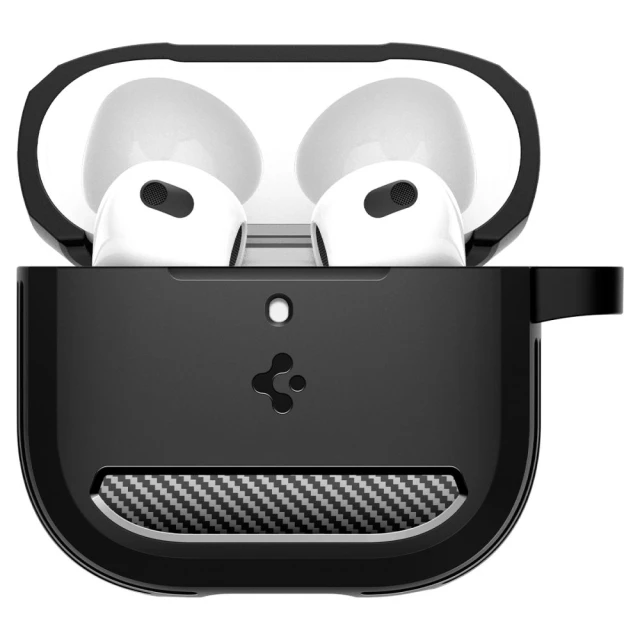 Чохол для навушників Spigen Rugged Armor для AirPods 4 Matte Black (ACS08642)