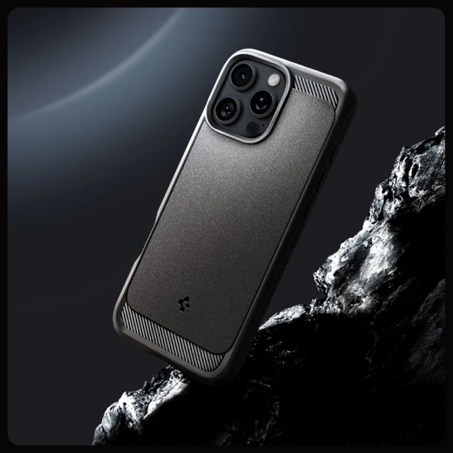 Чохол Spigen Rugged Armor для iPhone 16 Pro Grey with MagSafe (ACS08116)