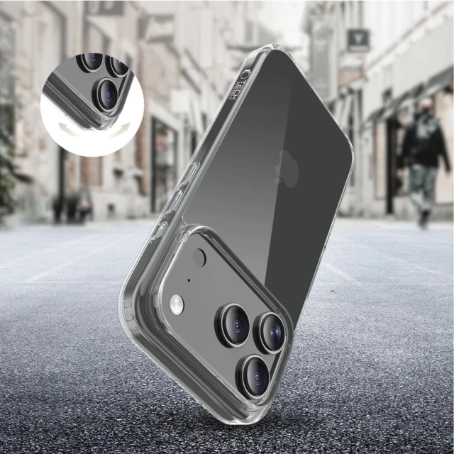 Чохол Tech-Protect FlexAir Hybrid для iPhone 17 Pro Clear (5906302319435)