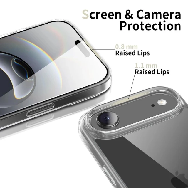 Чохол Tech-Protect FlexAir Hybrid для iPhone 17 Air Clear (5906302319428)