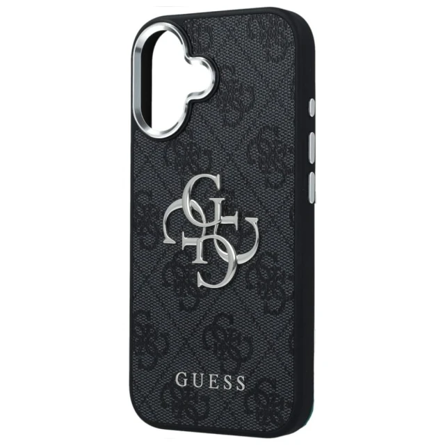 Чохол Guess 4G Big 4G Classic Logo для iPhone 17 Black Silver (GUHCP17SP4G4SMCK)