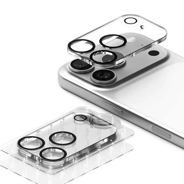 Захисне скло Ringke для камери iPhone 17 Pro Max Camera Full Cover Black (2 pack) (8800328812345)