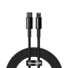 Кабель Baseus Tungsten Gold PD USB-C to Lightning 2m Black (CATLWJ-A01)
