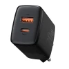 Мережевий зарядний пристрій Baseus Compact QC 20W USB-C | USB-A Black (CCXJ-B01)