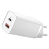Мережевий зарядний пристрій Baseus GaN2 Lite QC 65W USB-C | USB-A White (CCGAN2L-B02)