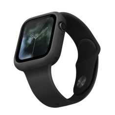 Чохол Uniq Lino для Apple Watch 4 | 5 | 6 | SE 40 mm Black/Ash Black (UNIQ-40 mm-LINOBLK)
