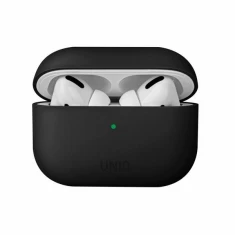 Чохол Uniq Lino Silicone для AirPods Pro Black (UNIQ-AIRPODSPRO-LINOINK)