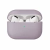 Чохол Uniq Lino Silicone для AirPods Pro Lilac Lavender (8886463672846)
