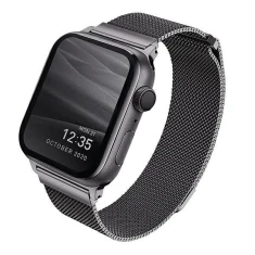 Ремінець Uniq Dante для Apple Watch 49 | 46 | 45 | 44 | 42 mm (1-3 series) Graphite (UNIQ-44MM-DANGRP)