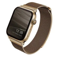 Ремешок Uniq Dante для Apple Watch 49 | 46 | 45 | 44 | 42 mm (1-3 series) Carmel Gold (UNIQ-44MM-DANGLD)