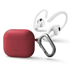Чехол для AirPods 3 + спортивные фиксаторы Uniq Nexo Silicone Coral (UNIQ-AIRPODS(2021)-NEXOCRL)