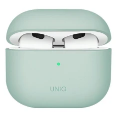 Чехол Uniq Lino Silicone для AirPods 3 Mint Green (UNIQ-AIRPODS(2021)-LINOGRN)