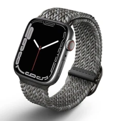 Ремінець Uniq Aspen Braided DE для Apple Watch 49 | 46 | 45 | 44 | 42 mm (1-3 series) Pebble Grey (UNIQ-45MM-ASPDEPGRY)