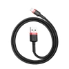 Кабель Baseus Kevlar Cable USB for Lightning 2A 0.5M Red+Black (CALKLF-A19)