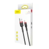 Кабель Baseus Kevlar Cable USB for Lightning 2A 0.5M Red+Black (CALKLF-A19)