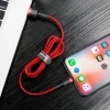 Кабель Baseus Kevlar Cable USB for Lightning 2A 1M Gray+Red (CALKLF-B09)