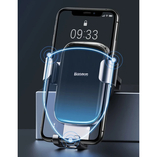 Автотримач Baseus Glaze Gravity Car Mount Black (SUYL-LG01)