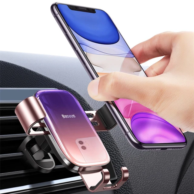 Автотримач Baseus Glaze Gravity Car Mount Black (SUYL-LG01)