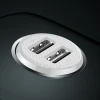 Автомобільний зарядний пристрій Baseus Grain Pro 2USB White (CCALLP-02)