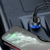 Автомобільний зарядний пристрій Baseus Particular Digital Display PPS Dual Quick Charger 65W USB Type-C Grey (CCKX-C0G)