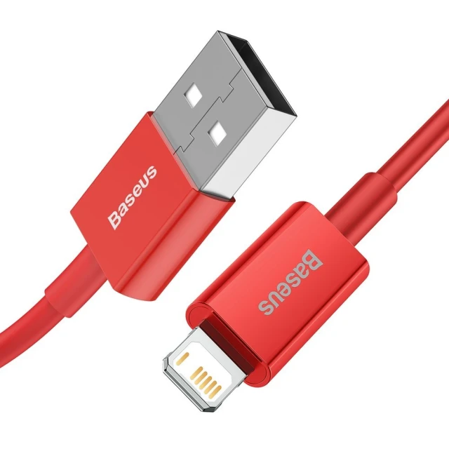 Кабель Baseus Superior Series Fast Charging USB-A to Lightning 1m Red (CALYS-A09)