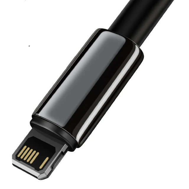 Кабель Baseus Tungsten Gold Fast Charging USB-A to Lightning 2m Black (CALWJ-A01)