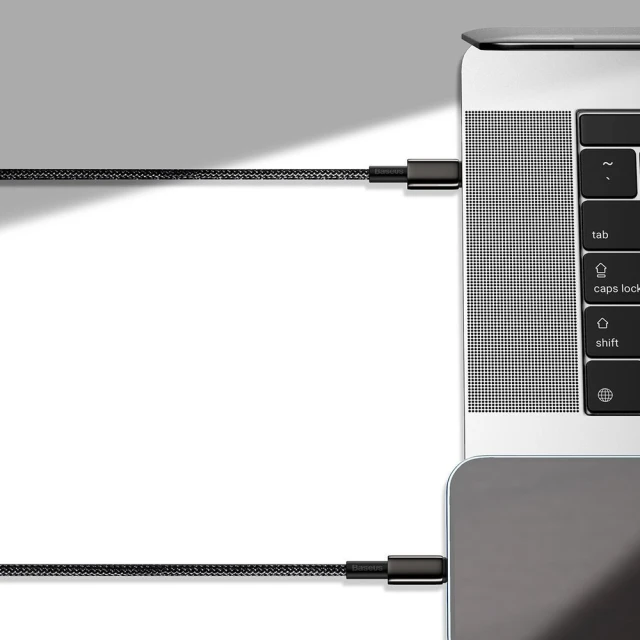 Кабель Baseus Tungsten Gold PD USB-C to Lightning 2m Black (CATLWJ-A01)