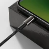 Кабель Baseus Tungsten Gold PD USB-C to Lightning 2m Black (CATLWJ-A01)