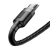 Кабель Baseus Cafule USB-A to Micro-USB 3m Black/Grey (CAMKLF-HG1)