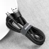 Кабель Baseus Cafule USB-A to Micro-USB 3m Black/Grey (CAMKLF-HG1)