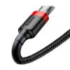 Кабель Baseus Cafule USB-A to Micro-USB 3m Black/Red (CAMKLF-H91)