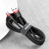 Кабель Baseus Cafule USB-A to Micro-USB 3m Black/Red (CAMKLF-H91)