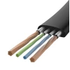 Кабель Baseus Nimble USB-A to USB-C 0.23m Black (CATMBJ-01)