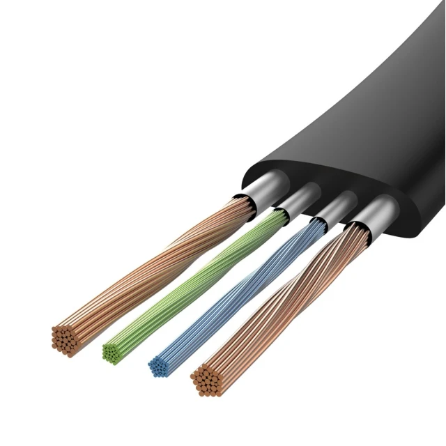 Кабель Baseus Nimble USB-A to USB-C 0.23m Black (CATMBJ-01)