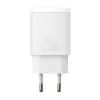 Мережевий зарядний пристрій Baseus Compact QC 20W USB-C | USB-A White (CCXJ-B02)