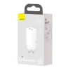 Мережевий зарядний пристрій Baseus GaN2 Lite QC 65W USB-C | USB-A White (CCGAN2L-B02)