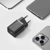 Мережевий зарядний пристрій Baseus Super Silicone PD 20W USB-C with USB-C to Lightning Cable 1m Black (TZCCSUP-B01)