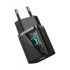 Мережевий зарядний пристрій Baseus Super Silicone PD 20W USB-C with USB-C to Lightning Cable 1m Black (TZCCSUP-B01)