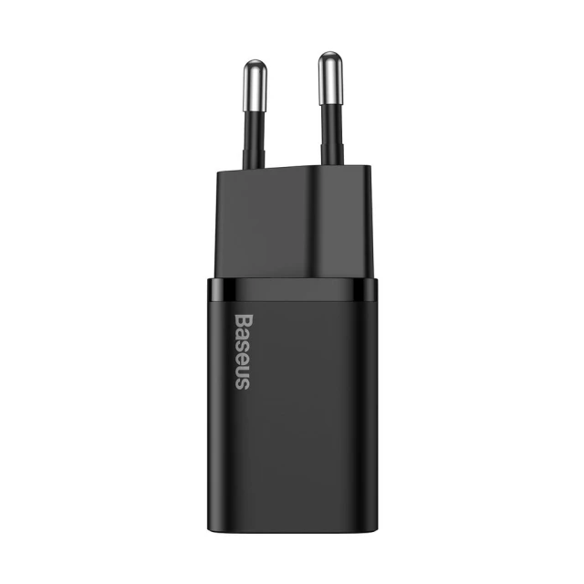 Мережевий зарядний пристрій Baseus Super Silicone PD 20W USB-C with USB-C to Lightning Cable 1m Black (TZCCSUP-B01)