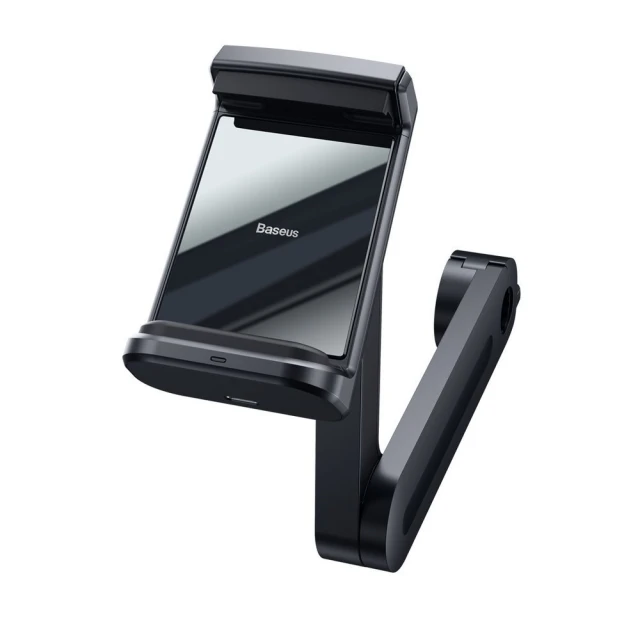 Автодержатель с функцией беспроводной зарядки Baseus Energy Storage Backseat Black (WXHZ-01)