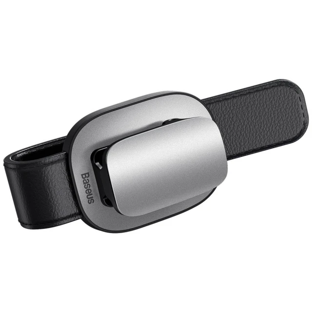 Автотримач для окулярів Baseus Platinum Vehicle Clamping Type Silver (ACYJN-B0S)