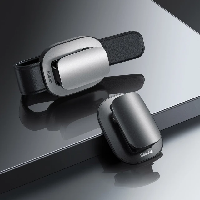 Автотримач для окулярів Baseus Platinum Vehicle Clamping Type Silver (ACYJN-B0S)